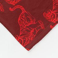 Red tiger online blanket