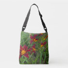 Red Tigerlily Garden Cross Body Bag