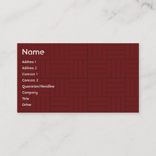 Red Tile - Business Business Card Templates