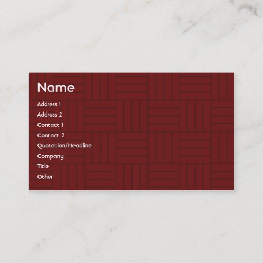 Customizable Red Tile - Business Business Card Templates