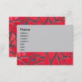 red tile business card (Front/Back)