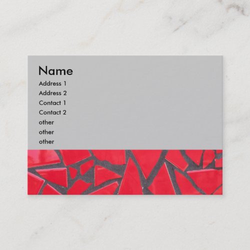 red tile business cards