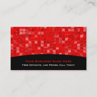 Red Tile Business Card