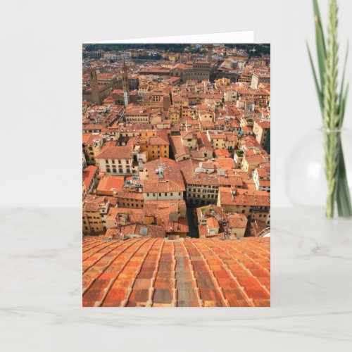 Red Tile Rooftops Card