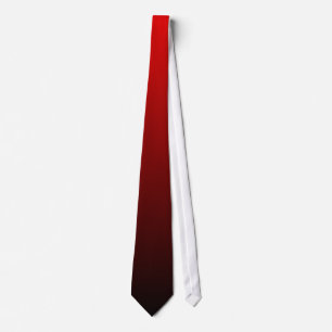 Red to Black Gradient Tie