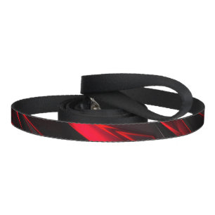 Red to the Point Abstract Design  Pet Leash