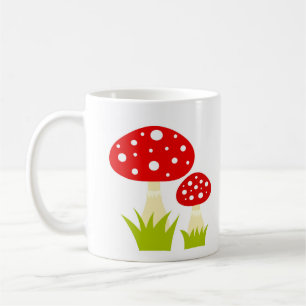 Red toadstool mushroom Mug
