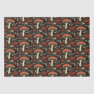 Red Toadstools - Amanita Muscaria  Tissue Paper