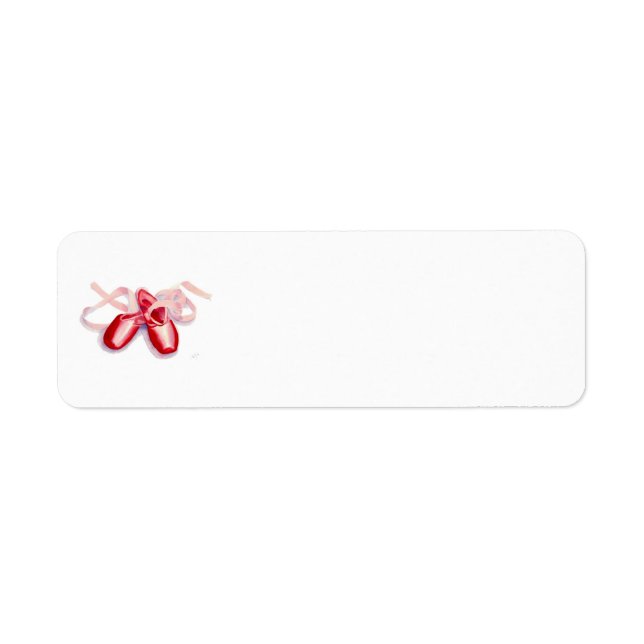 Red Toeshoes Label (Front)