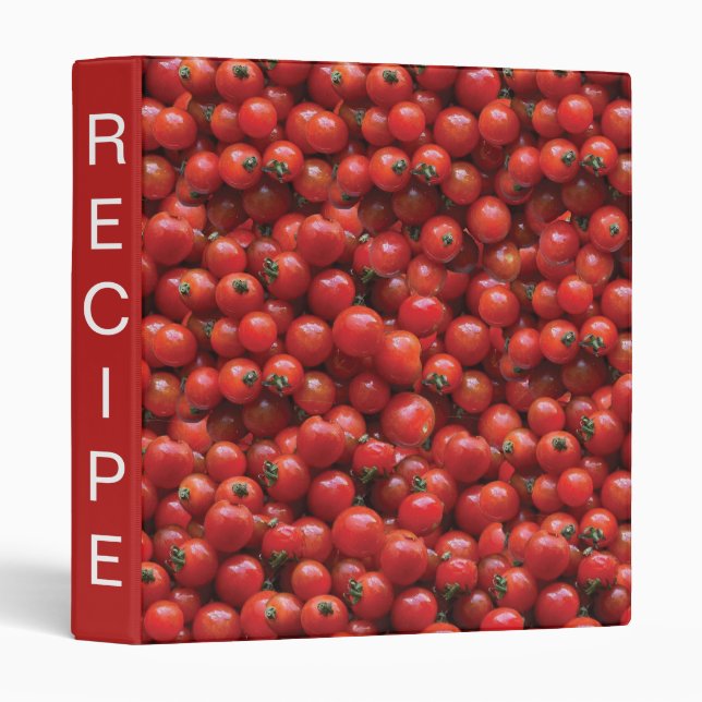 Red Tomato 3 Ring Binder (Front/Spine)
