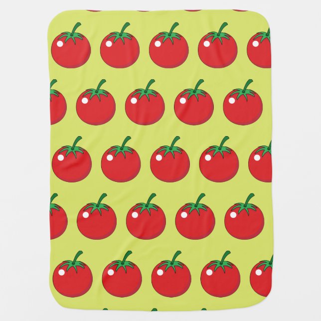 Red Tomato Baby Blanket (Front)