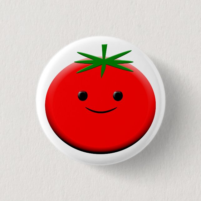 Red Tomato  Button (Front)