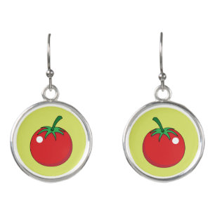 Red Tomato Earrings