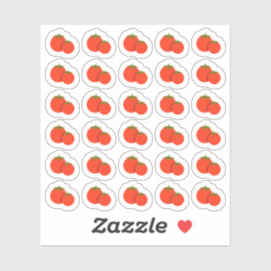 Red Tomato Fruit Veggie Food Kitchen Planner Sticker