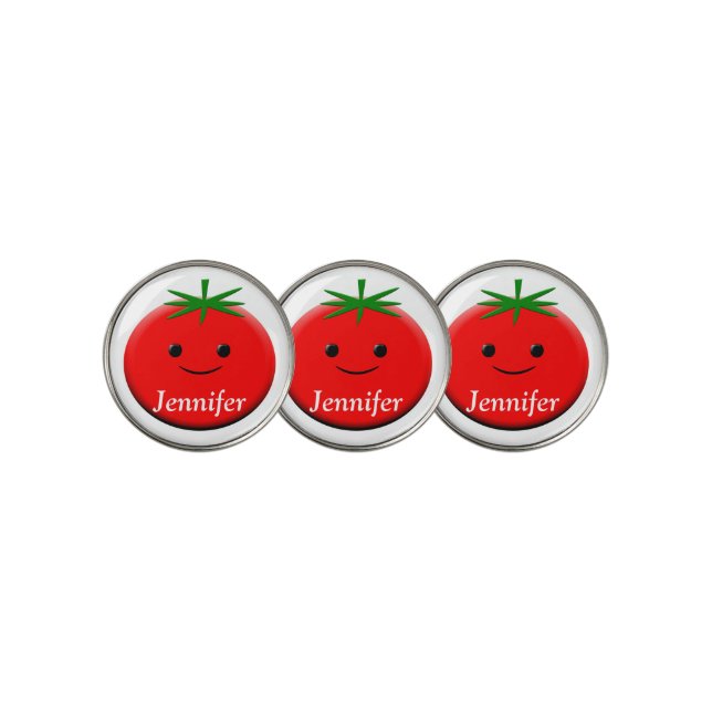Red Tomato  Golf Ball Marker (3 Up)