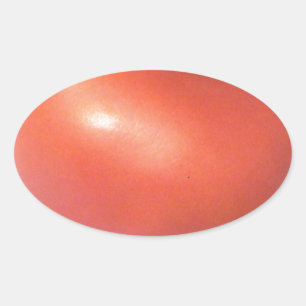 Red Tomato Oval Sticker