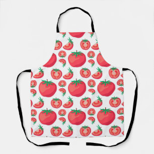 Red Tomato Pattern Cute So Funny  Apron