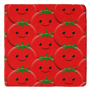 Red Tomato Pattern Trivet