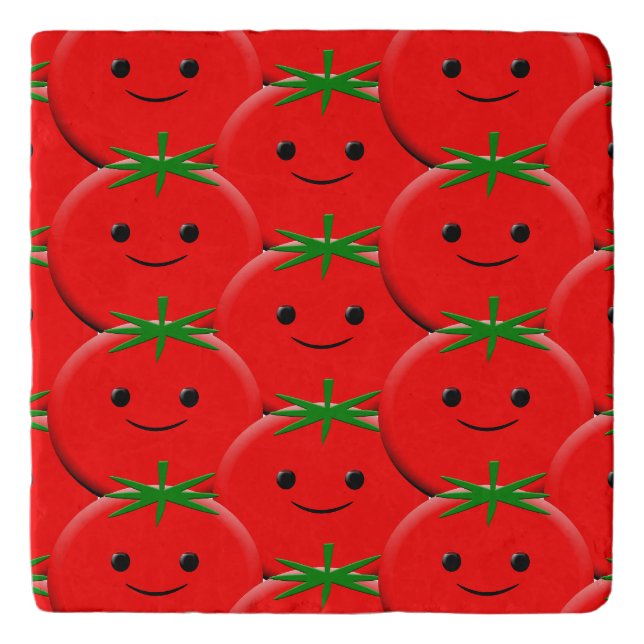 Red Tomato Pattern Trivet (Front)