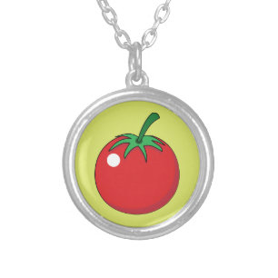 Red Tomato Silver Plated Necklace