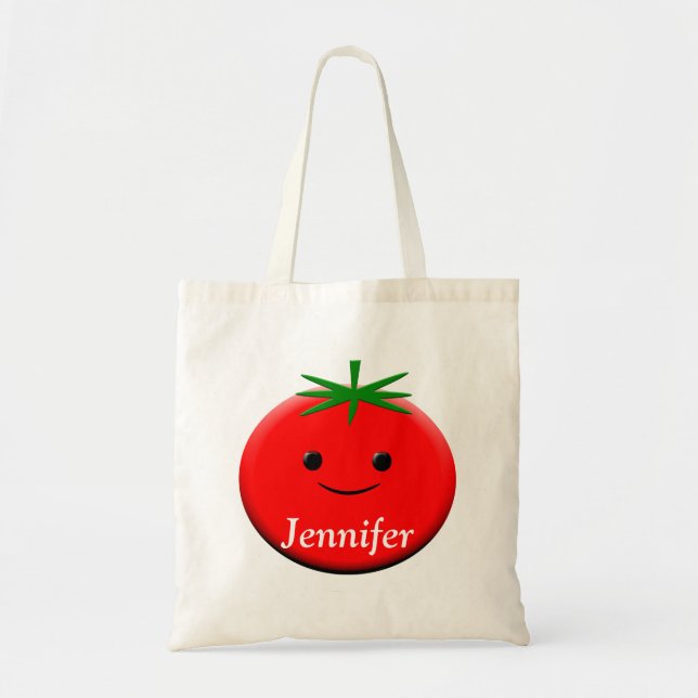 Red Tomato  Tote Bag (Front)