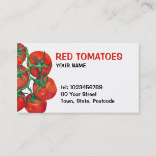 Red Tomatoes Business Card