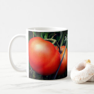 Red Tomatoes Nature Personalized Coffee Mug