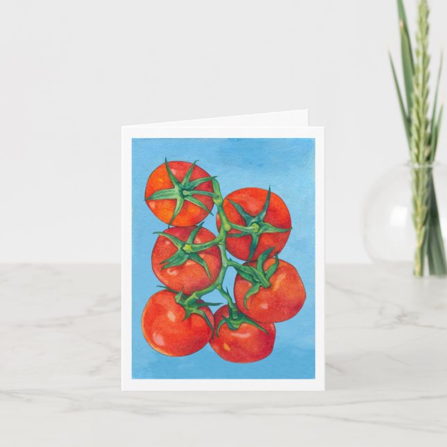 Red Tomatoes Note Card (Front)