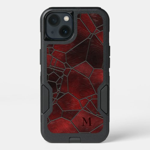Red Tones Mosaic iPhone 13 Case