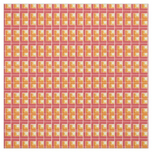 Red Topsy Turvy  Fabric