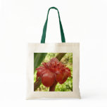 Red Torch Ginger Tropical Flower Photography Tote Bag