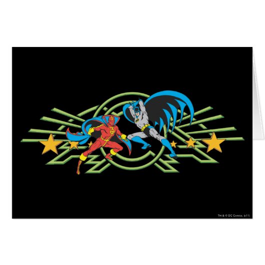 Red Tornado + Batman Cards (Front Horizontal)