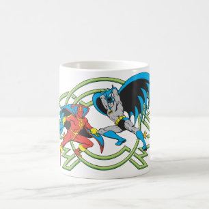 Red Tornado + Batman Coffee Mug