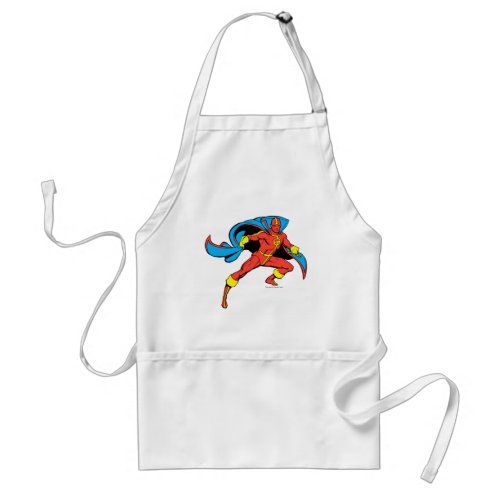 Red Tornado Cape Pose Adult Apron