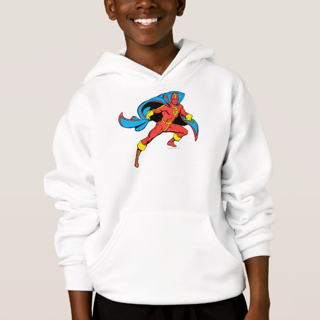 Red Tornado Cape Pose Hoodie (Front)
