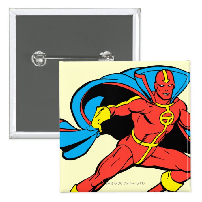 Red Tornado Cape Pose Pin