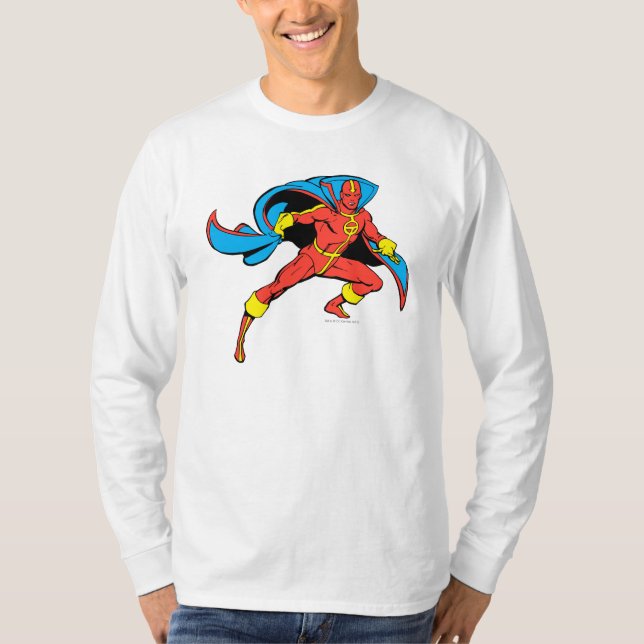 Red Tornado Cape Pose T-Shirt (Front)