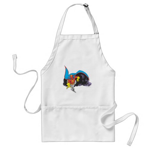 Red Tornado Emerges Adult Apron