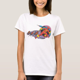 Red Tornado In Wind Motion T-Shirt