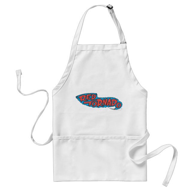 Red Tornado Logo Adult Apron (Front)