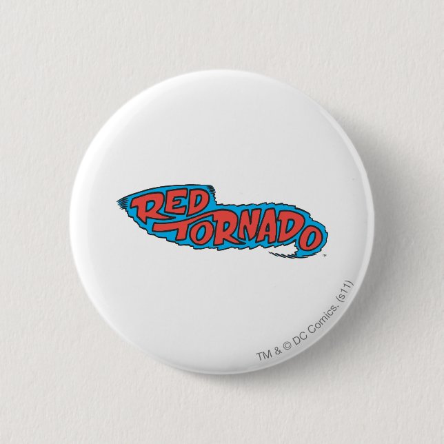 Red Tornado Logo Button (Front)