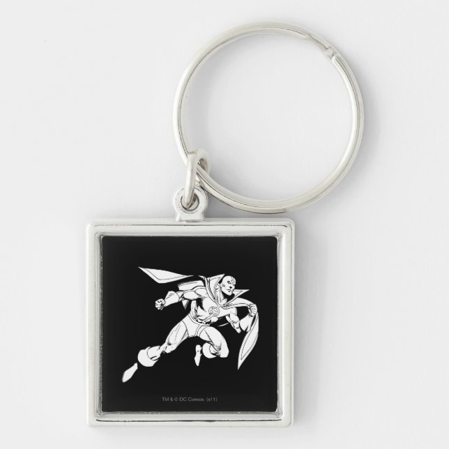 Red Tornado Outline Keychain (Front)