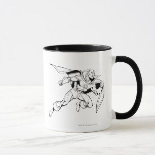 Red Tornado Outline Mug
