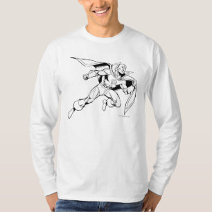 Red Tornado Outline T-Shirt