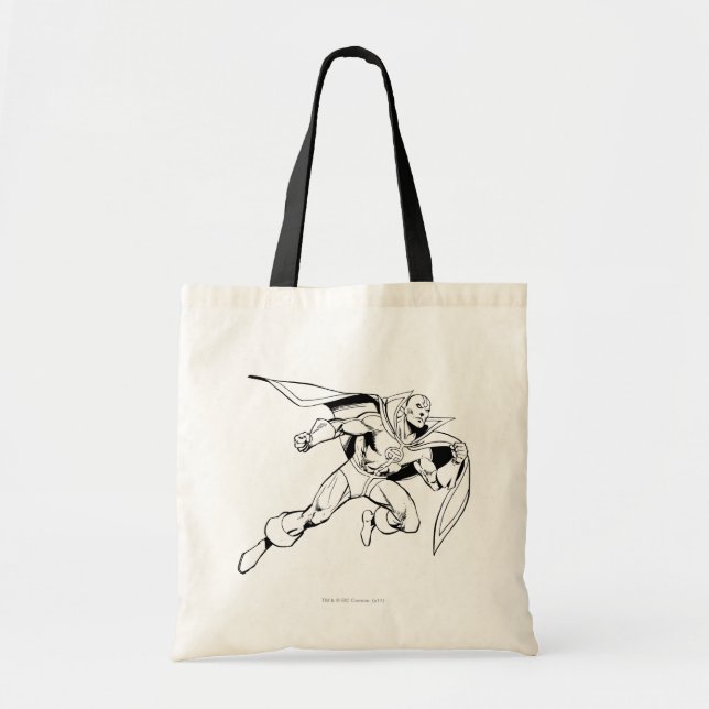 Red Tornado Outline Tote Bag (Front)