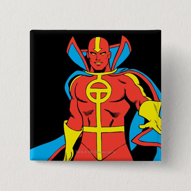 Red Tornado Pose Button (Front)
