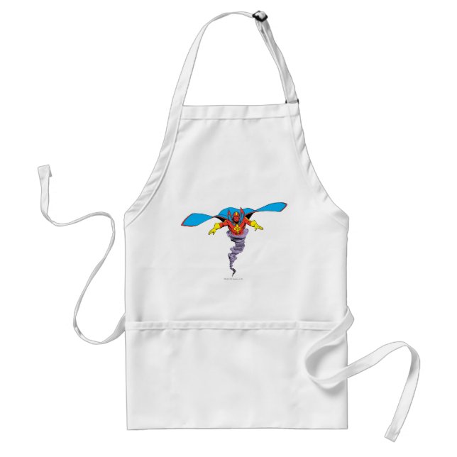 Red Tornado Twister Adult Apron (Front)