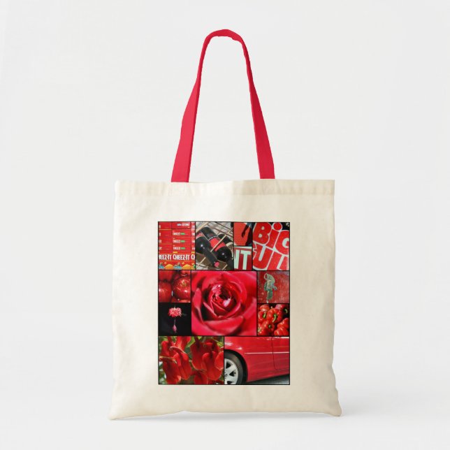 red tote bag (Front)