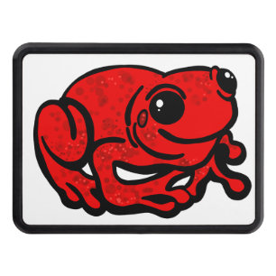 Red Towed Toad Hitch Cover
