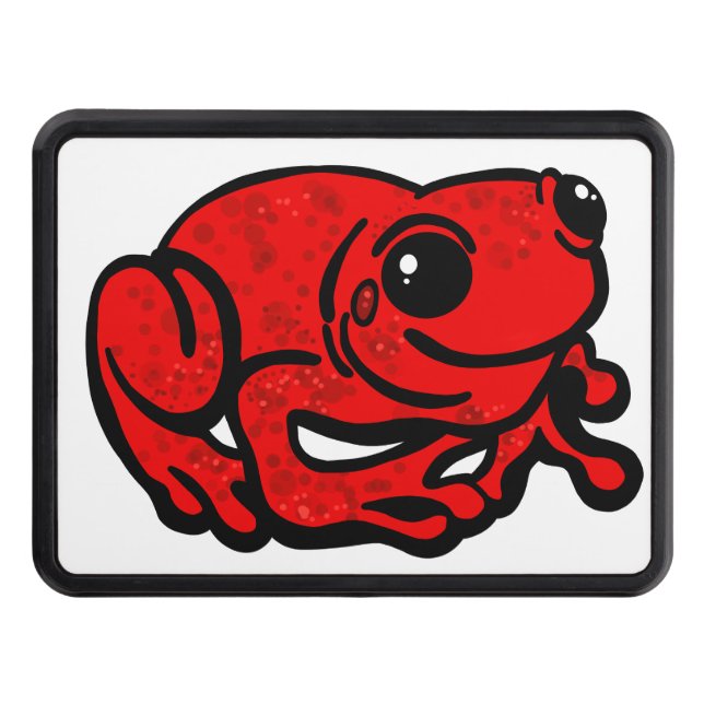 Red Towed Toad Hitch Cover (Front)
